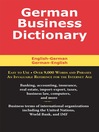 German Business Dictionary (eBook)